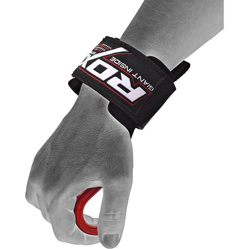 RDX W15 ANCHOR GYM HOOK STRAPS(Red)-9